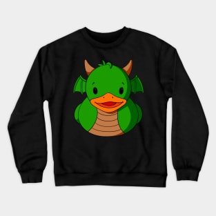 Green Dragon Rubber Duck Crewneck Sweatshirt